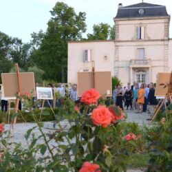 Une exposition dans le parc du Château à la fraîcheur des soirées d'été